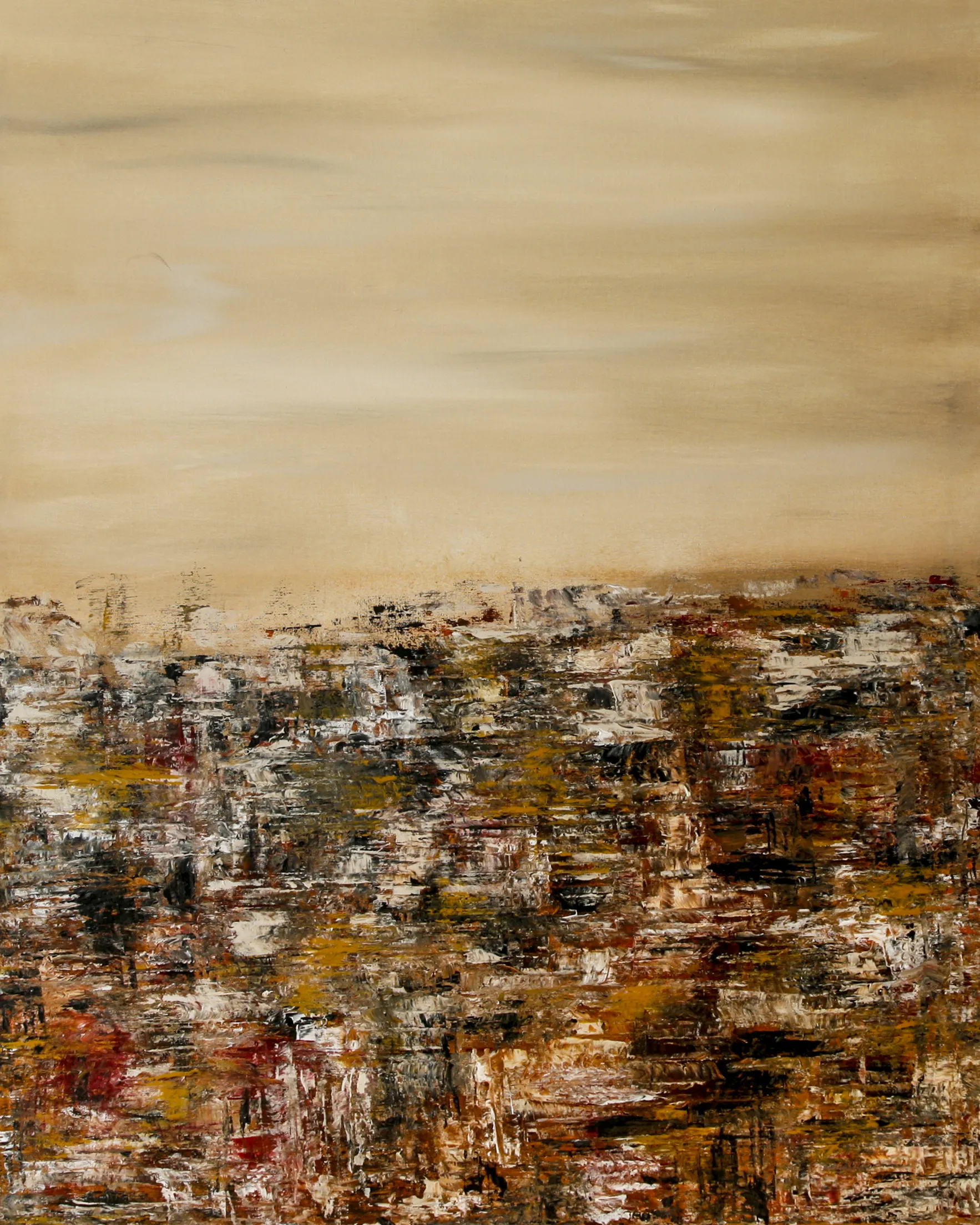 Pintura de l'exposició Silenci a Chez Xefo Art Gallery (2023)
